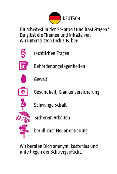 Flyer in 15 Sprachen